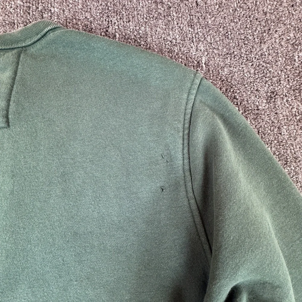 Banana Republic Mens Golf Crewneck Sweatshirt Green Preppy Graphic Pullover M